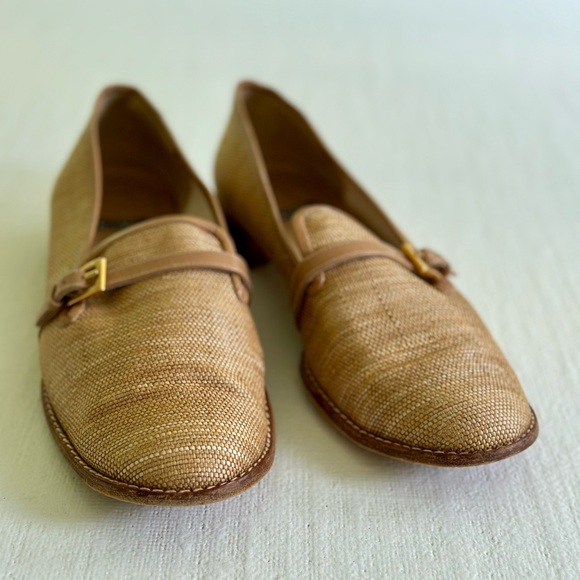 Stuart Weitzman Vintage Woven Loafers - Picture 2 of 5
